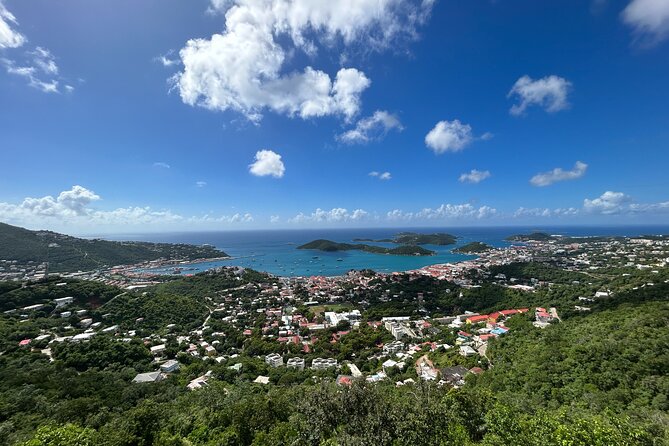 3 Hours Luxury Mercedes Van Tour in Saint Thomas - Three different views explain the island