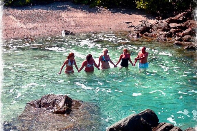 Caribbean Blue Charters - Full Day Boat Charter - 35' Marlin Power Boat - Secluded beaches and the view from the sea