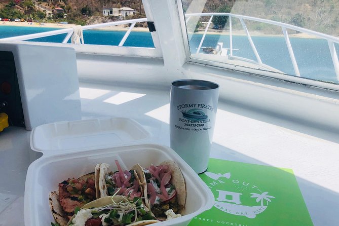 Circle the Island of St. John | Lunch stop at Lime Out (Taco Boat) - Seeing St. John from the North Shore