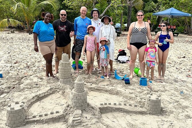 Create A Castle Sandcastle Lessons - Building a castle beside Magens Bay