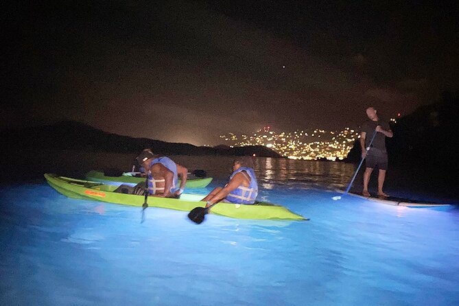 Glow Boats LED Night Kayak, Marriott Frenchman's Cove Dock, USVI - The views around Charlotte Amalie Harbour