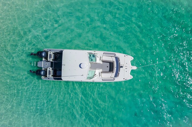 Half or Full-Day Private Boat Charter from St. John or St. Thomas - Christmas Cove ends the half-day with pizza