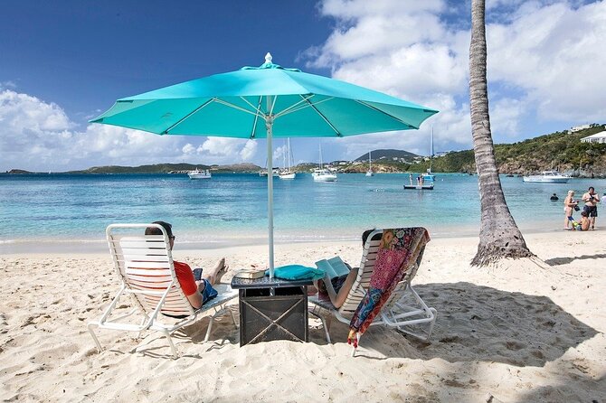 Inclusive Beach Day Package - Settling in with a reserved chair and umbrella