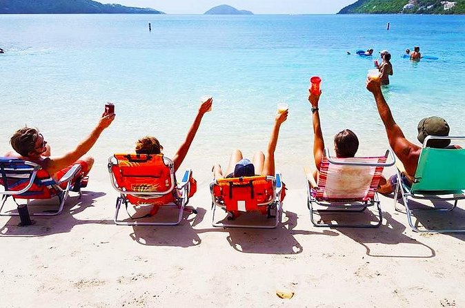 Jost Van Dyke - Funday! - Two hours at White Bay and Soggy Dollar