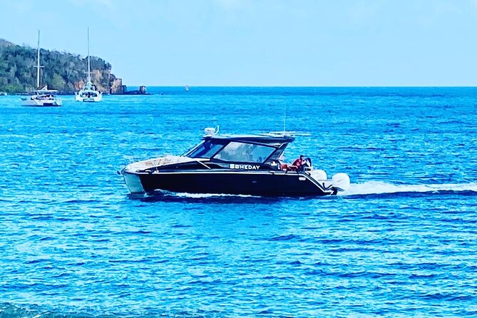Luxury Catamaran Champagne Sunset Cruise - The Charlotte Amalie harbor after sunset