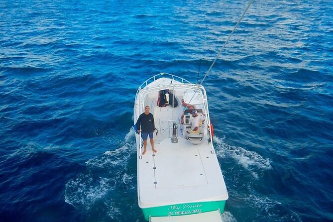 Parasail Experience in St Croix - The 10 to 12 minute flight above St Croix