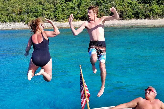 Private 6-Hour Island Hopping in US Virgin Islands - 500hp Hydro Sport - Little Buck Island: the strongest snorkeling stop