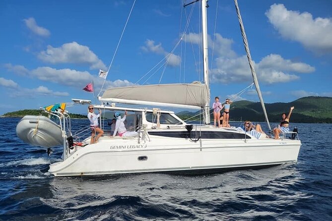 Private Full Day, Fun Day Aboard SY Mazu - Luxury Gemini Legacy Catamaran - A Seven-Hour Day Built Around Your Group