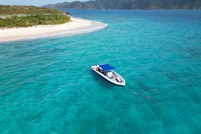 Private Full Day or Half Day Charter - 37' Midnight Express - Crossing into the British Virgin Islands