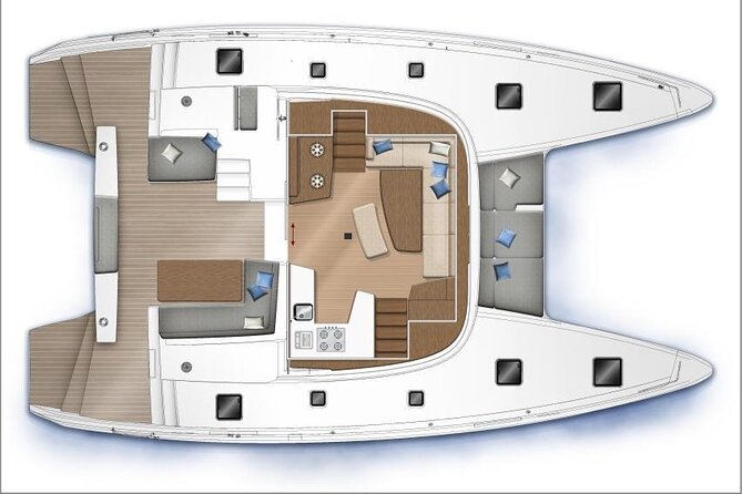 Private Luxury Charter Aboard New Multi-Deck Lagoon Catamaran - Is $1,615.50 a Good Price for Up to 12 People?