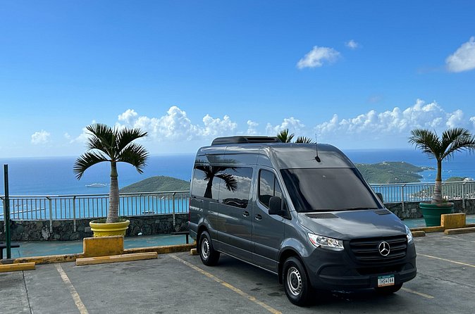 Private St. Thomas One Way Luxury Mercedes Van Limousine Service - Why group size changes the value