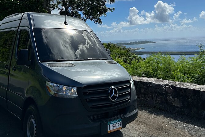 Private St. Thomas One Way Luxury Mercedes Van Limousine Service - Meeting your driver at St. Thomas