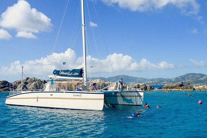 Sail Away on your Private 55-foot Catamaran Charter - Sailing from Yacht Haven Grande to Buck Island