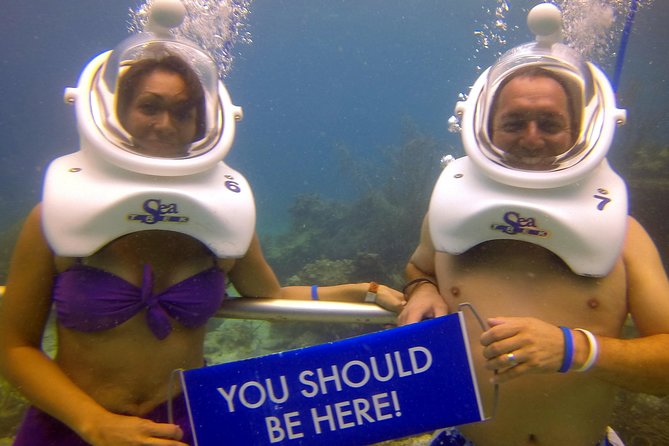 Sea Trek Helmet Dive at Coral World Ocean Park - Walking Underwater Without Scuba Training