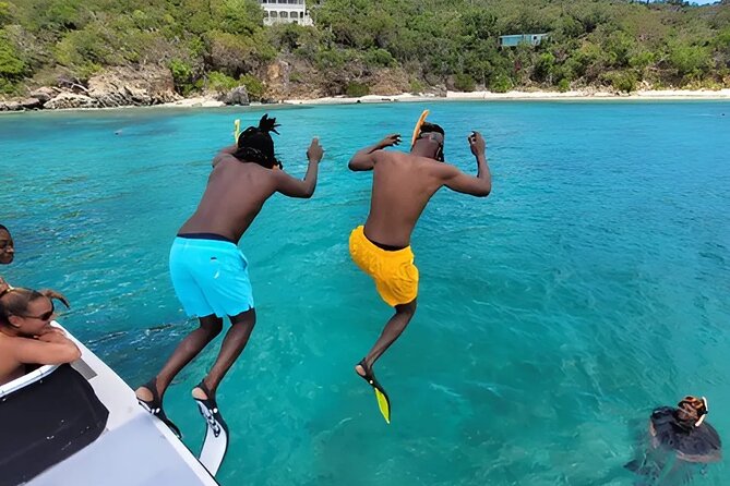 SeaFari FastCat - Sun, Fun, Swimming, Snorkeling & Boat Party - Racing around Water Island and Charlotte Amalie Harbor