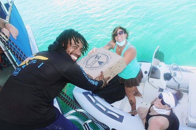 St. James Snorkel & Pizza Pi Lunch - First stop: snorkeling near Little St James