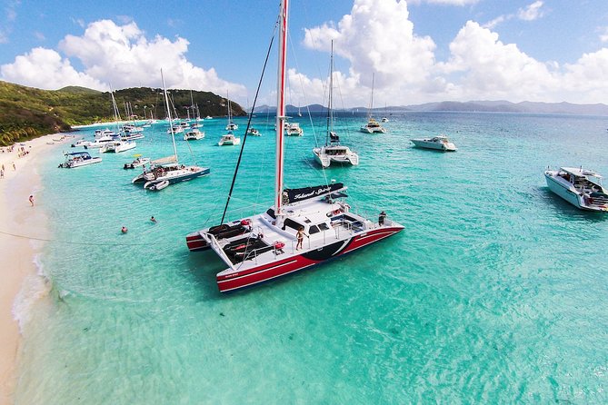 St. John PiZZA Pi Snorkel Sail with Beach Stop, Lunch & Open Bar - Westin - Pizza Pi lunch, salad, and drinks after snorkeling