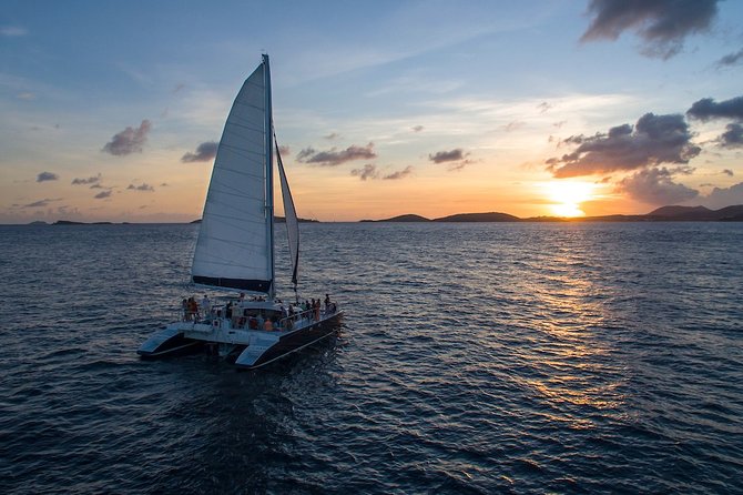 St. Thomas Dinner Sail to St. John with Open Bar & Hors D'oeuvres - Ritz-Carlton - Cocktails and hors d’oeuvres on the way across