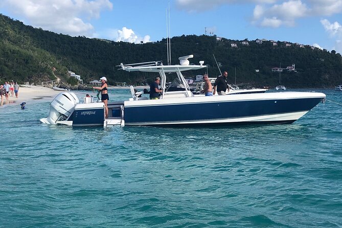 St Thomas Full-Day Boat Rental 37' Intrepid Powerboat - Key points to know before booking
