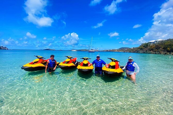 St Thomas Jet Ski Rental - The ride begins at Compass Point Marina