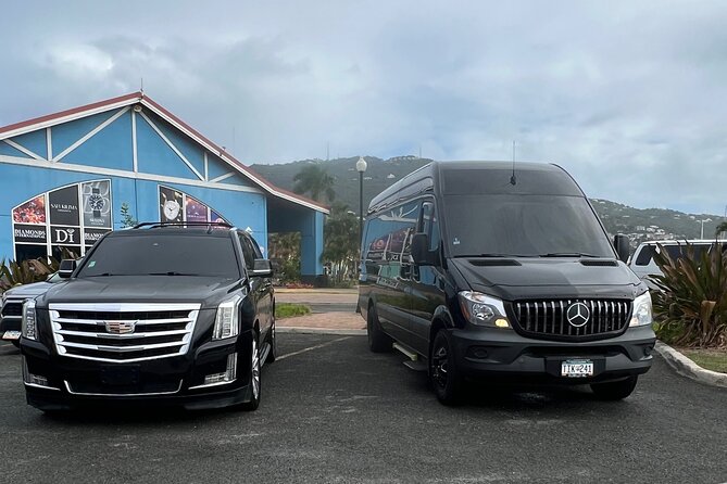 St Thomas Private Airport Transfer - The lookout stop takes 10 to 15 minutes