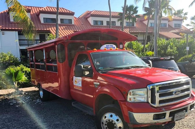 St. Thomas Shopping And Sightseeing Tour - Skyline Drive and the island map below