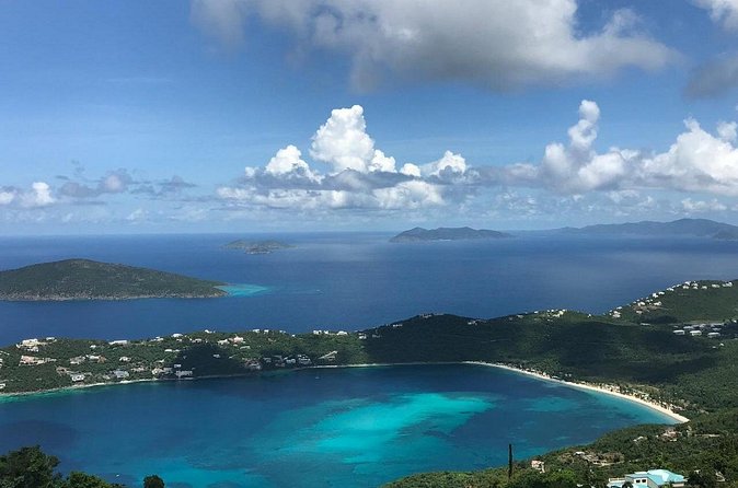St. Thomas Sightseeing Tour with a Guide - Seeing Magens Bay from above