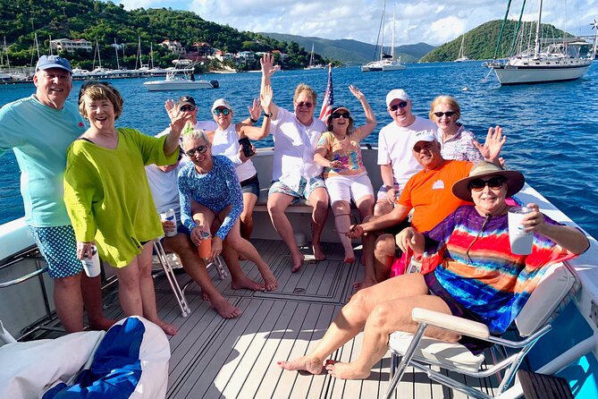 US Virgin Islands Island Hop & Food Boat Tour - Circling St. John from the water