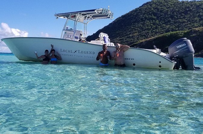 Virgin Islands private Boat Charter Local Legend LL2 - How the seven-hour charter can unfold